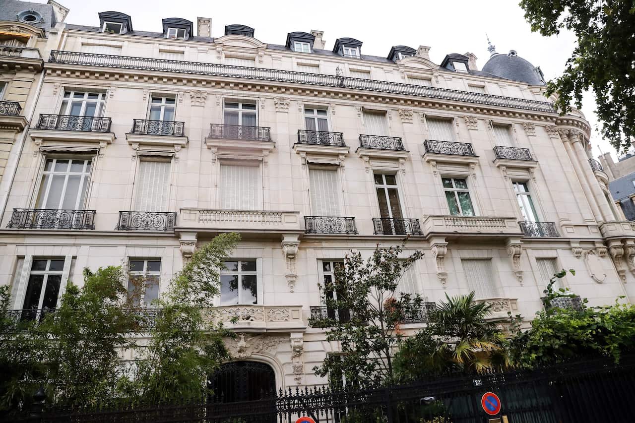 An apartment building owned by Jeffrey Epstein in the 16th arrondissement of Paris.