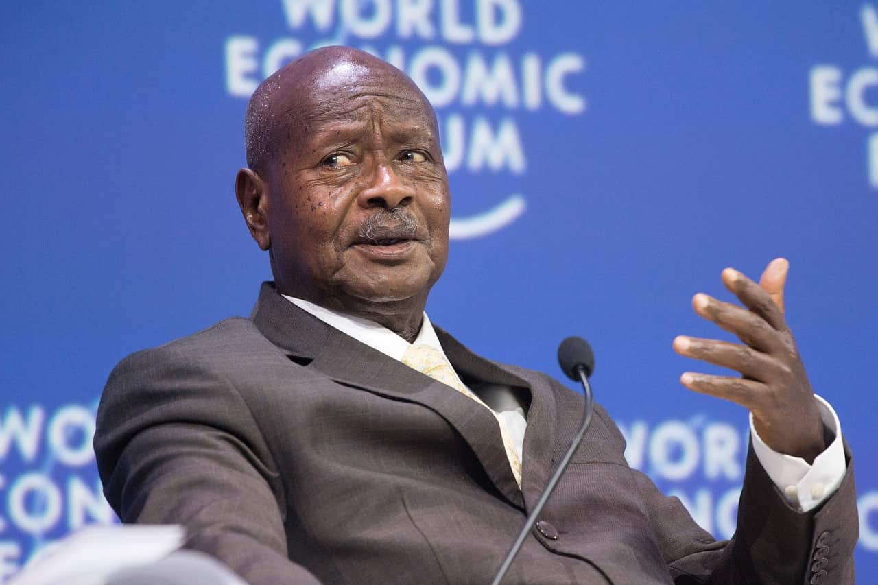 Yoweri Museveni, who has been president of Uganda since 1986.