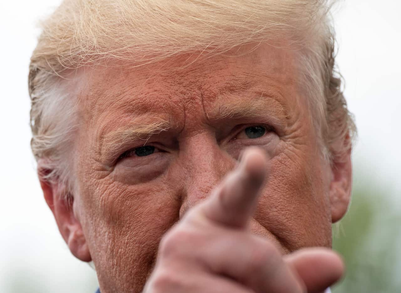 US President Donald Trump says he is waiting for word from the Kingdom.