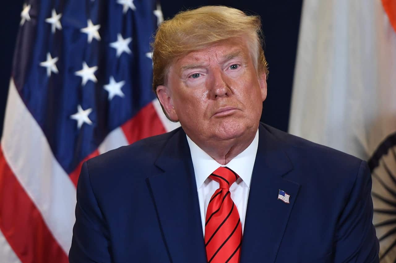 US President Donald Trump in the White House last week.