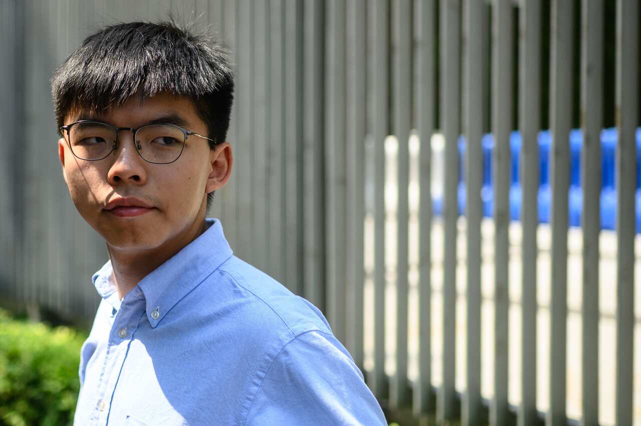 Pro-democracy activist and South Horizons Community Organiser Joshua Wong.