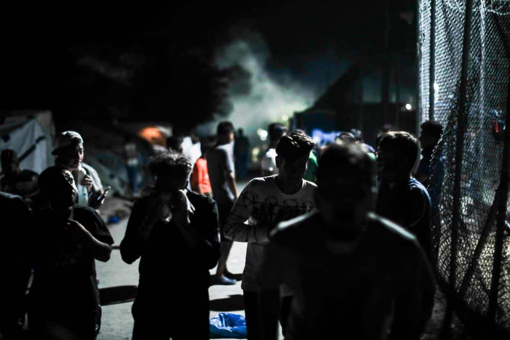 Fatal Fire At Moria Migrant Camp Amid Clashes With Police