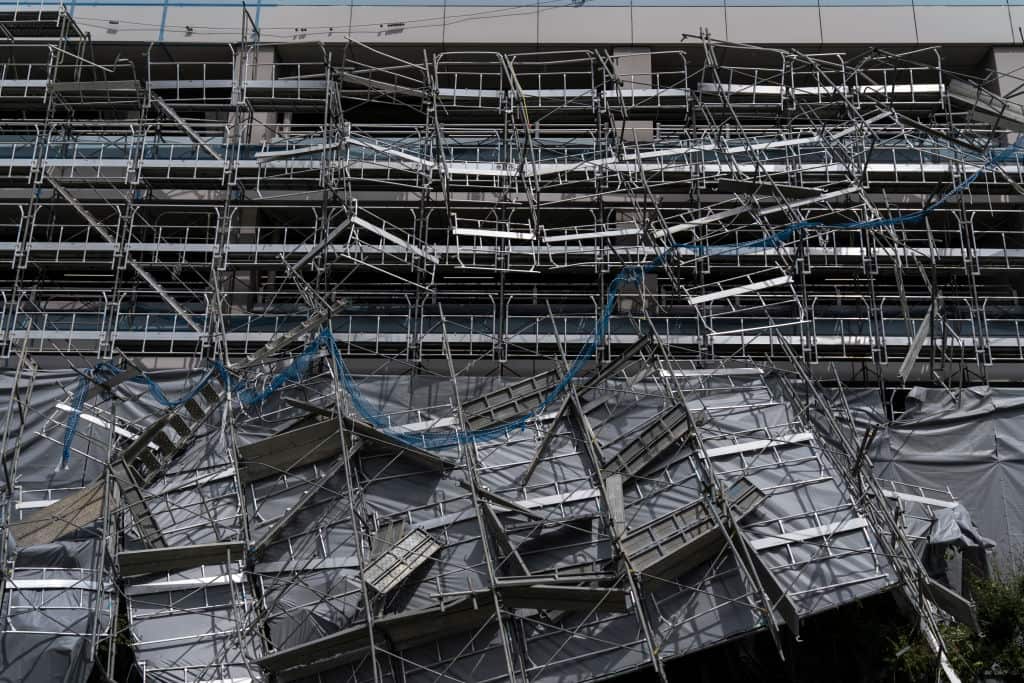 Typhoon Faxai in Japan