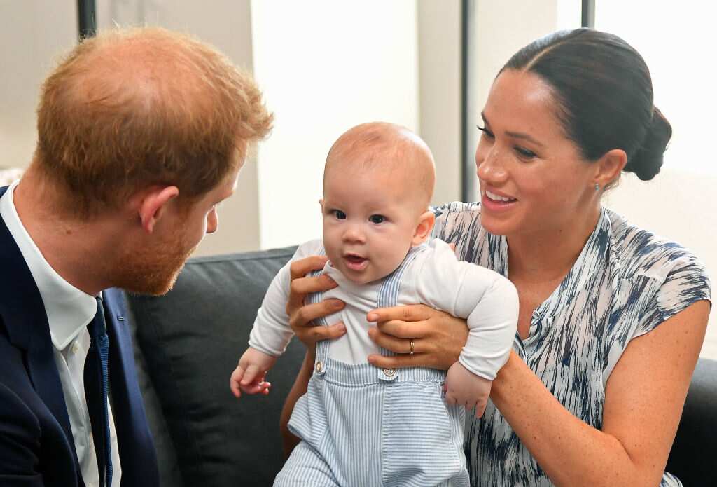 The Duke & Duchess Of Sussex with their son Archie in September 2019.