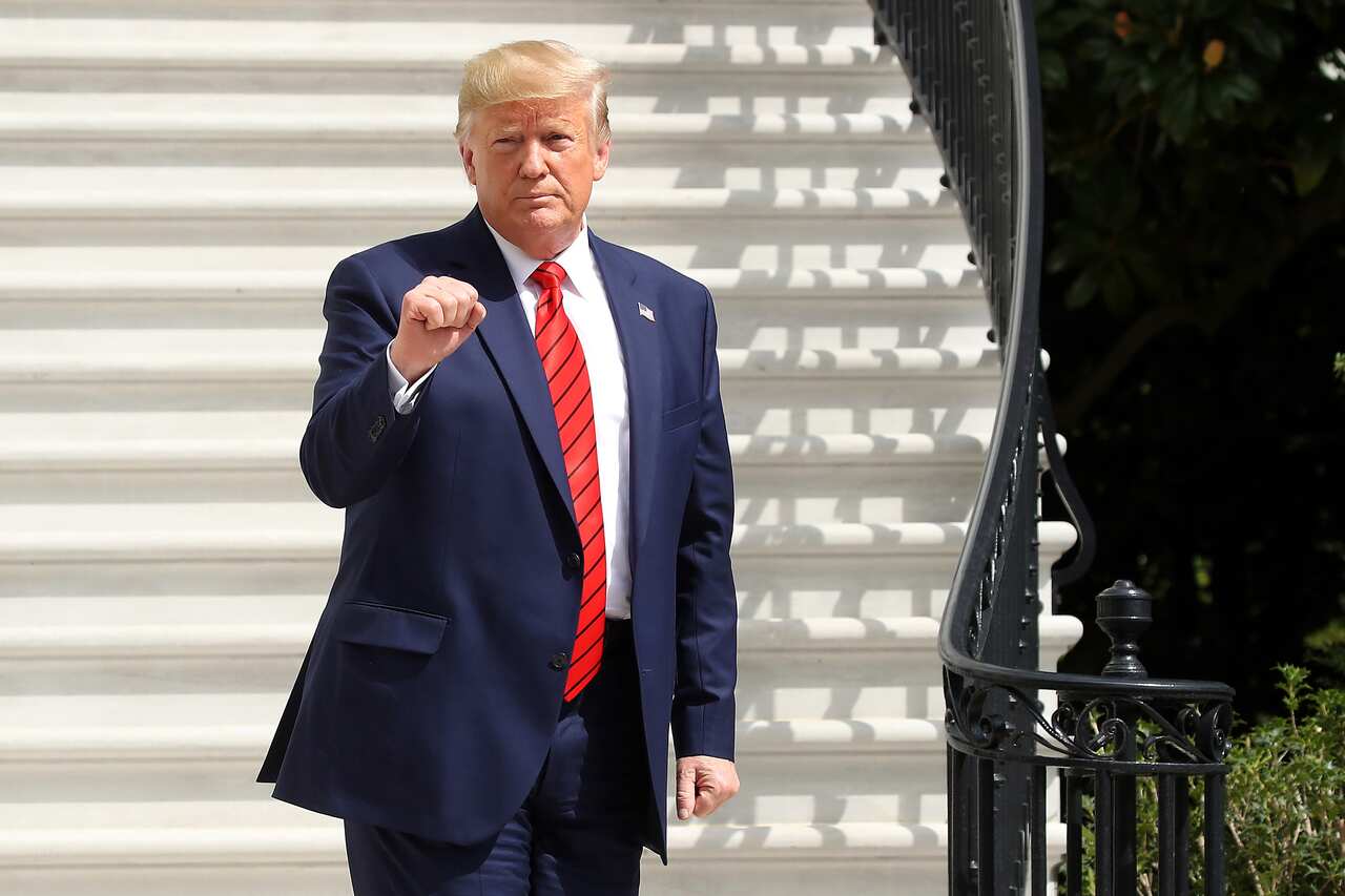 President Trump Arrives Back To The White House After Trip To New York For United Nations General Assembly