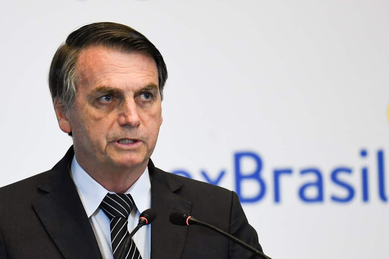 Brazil's President Jair Bolsonaro has called Greta Thunberg a "brat".