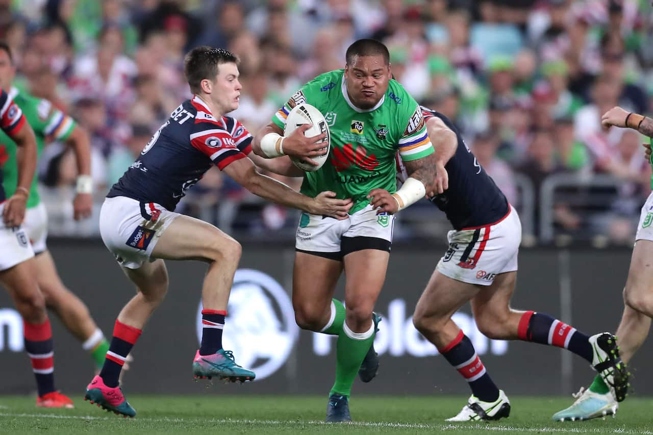 On the field on Sunday night, Canberra looked like a team with nothing to lose against a Roosters side trying to defend their title.