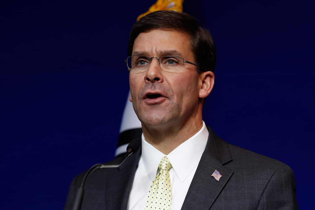 US Defense Secretary Mark Esper.