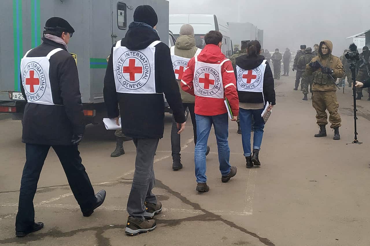 ICRC (International Committee of the Red Cross) officials work across the globe.
