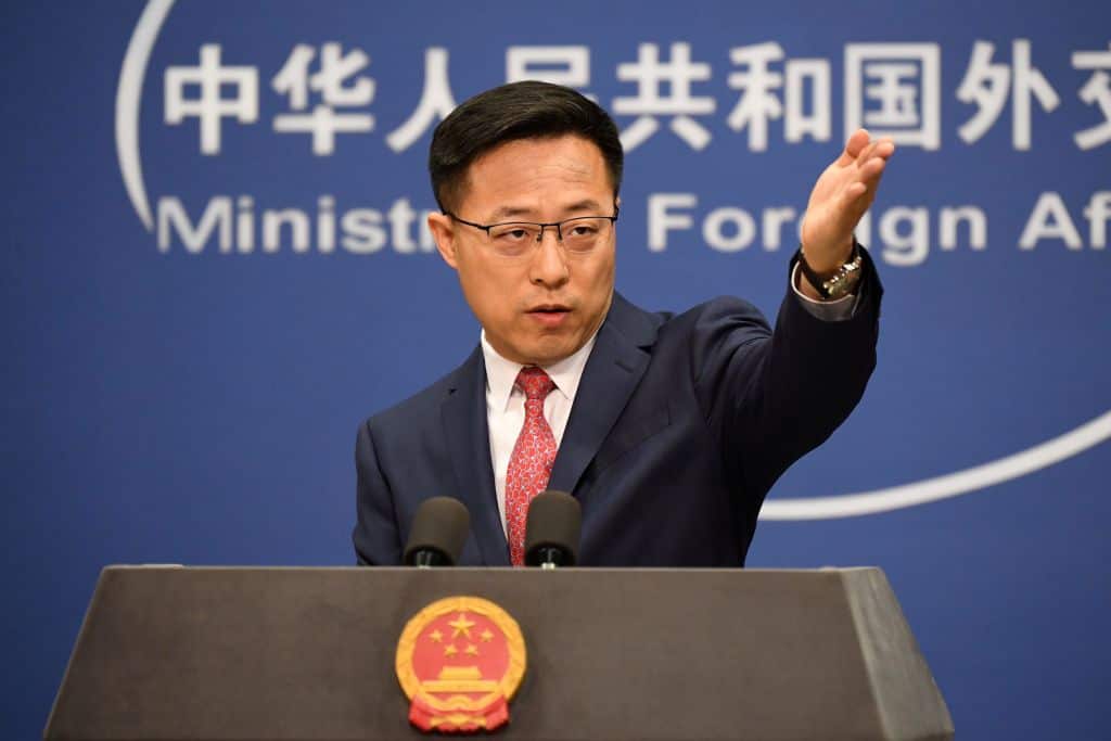 Chinese Foreign Ministry spokesman Zhao Lijian said plans for an immediate probe were premature. 
