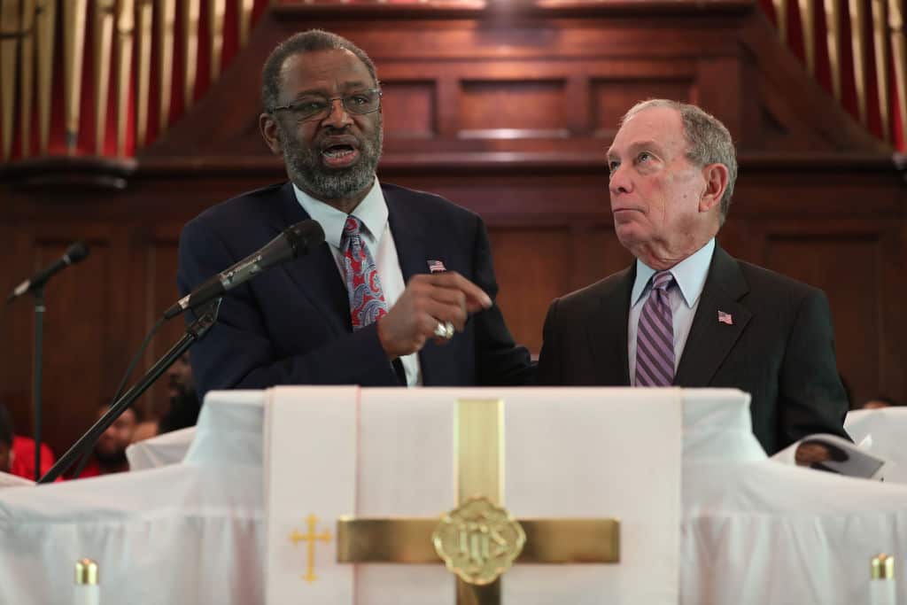 Democratic Presidential Candidate Mike Bloomberg Campaigns Ahead Of Super Tuesday