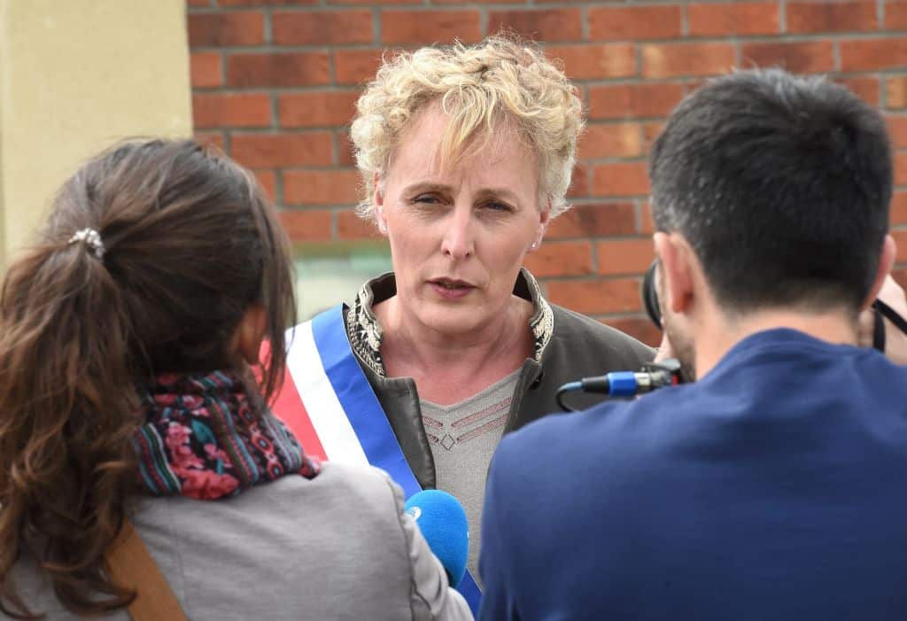 Marie Cau, first transgender woman elected as mayor in France answers journalists' questions