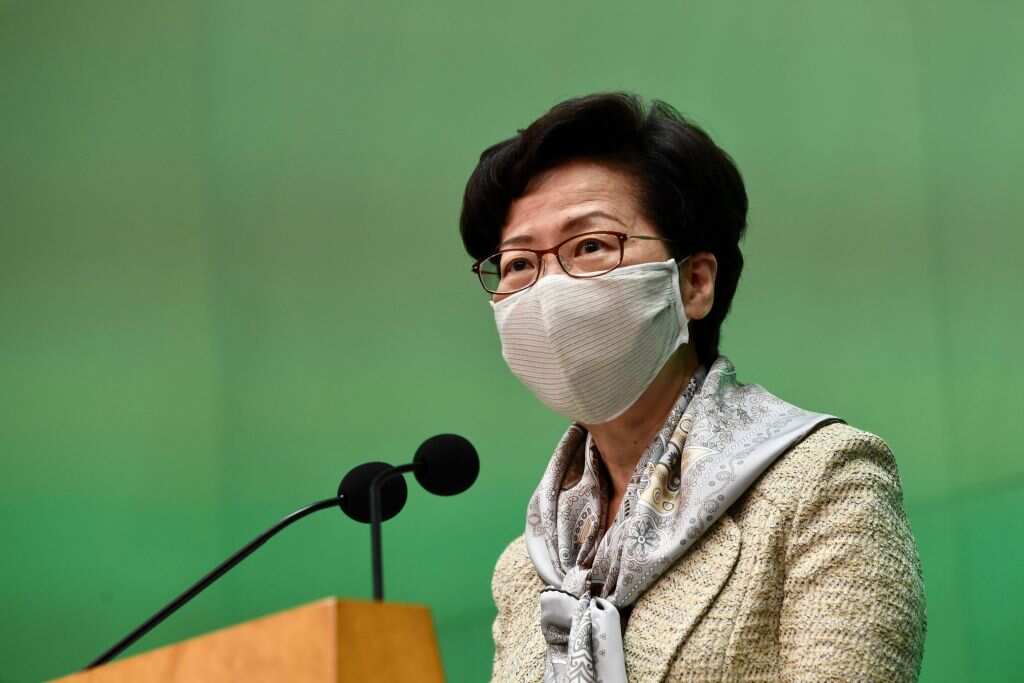 Hong Kong Chief Executive Carrie Lam said the security law is the 'most important' development since their handover.
