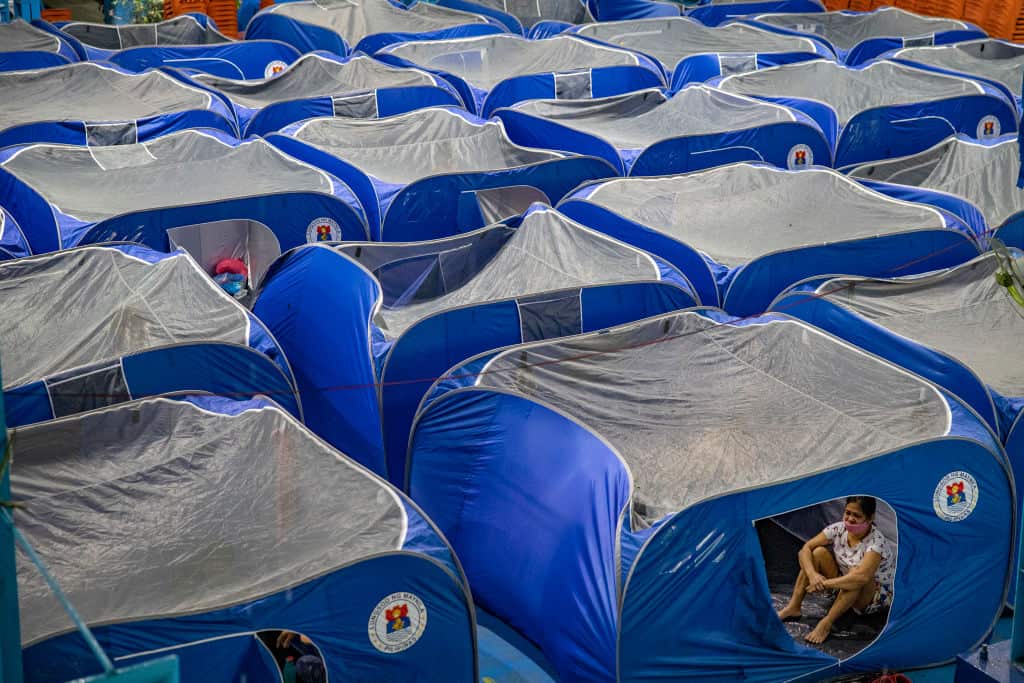 Typhoon Goni barrels across the Philippines.