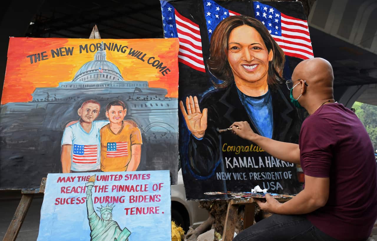 Kamala Harris has broken by barriers by becoming the first woman of colour to become Vice President.