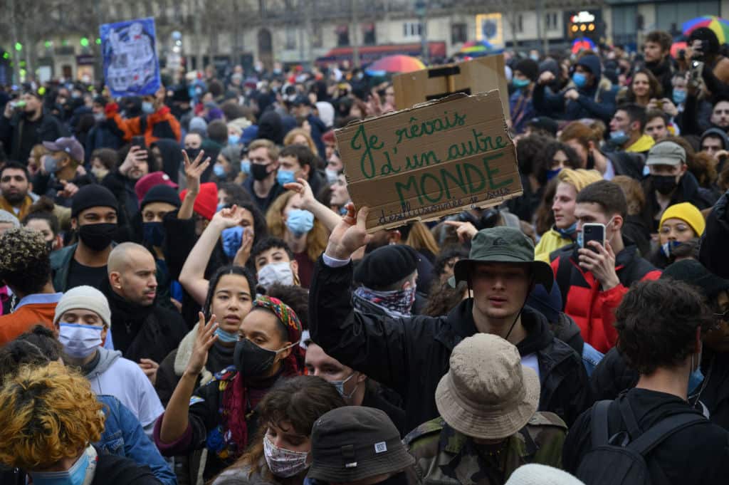 New protests held against security law in Paris