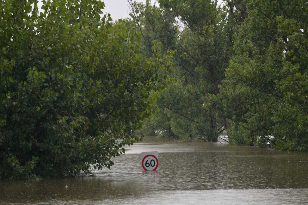 Floodwaters in Richmond