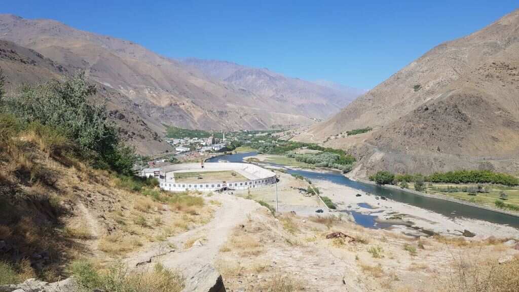Taliban members patrol after they took over Panjshir Valley, the only province the group had not seized during its sweep last month, on 6 September, 2021.