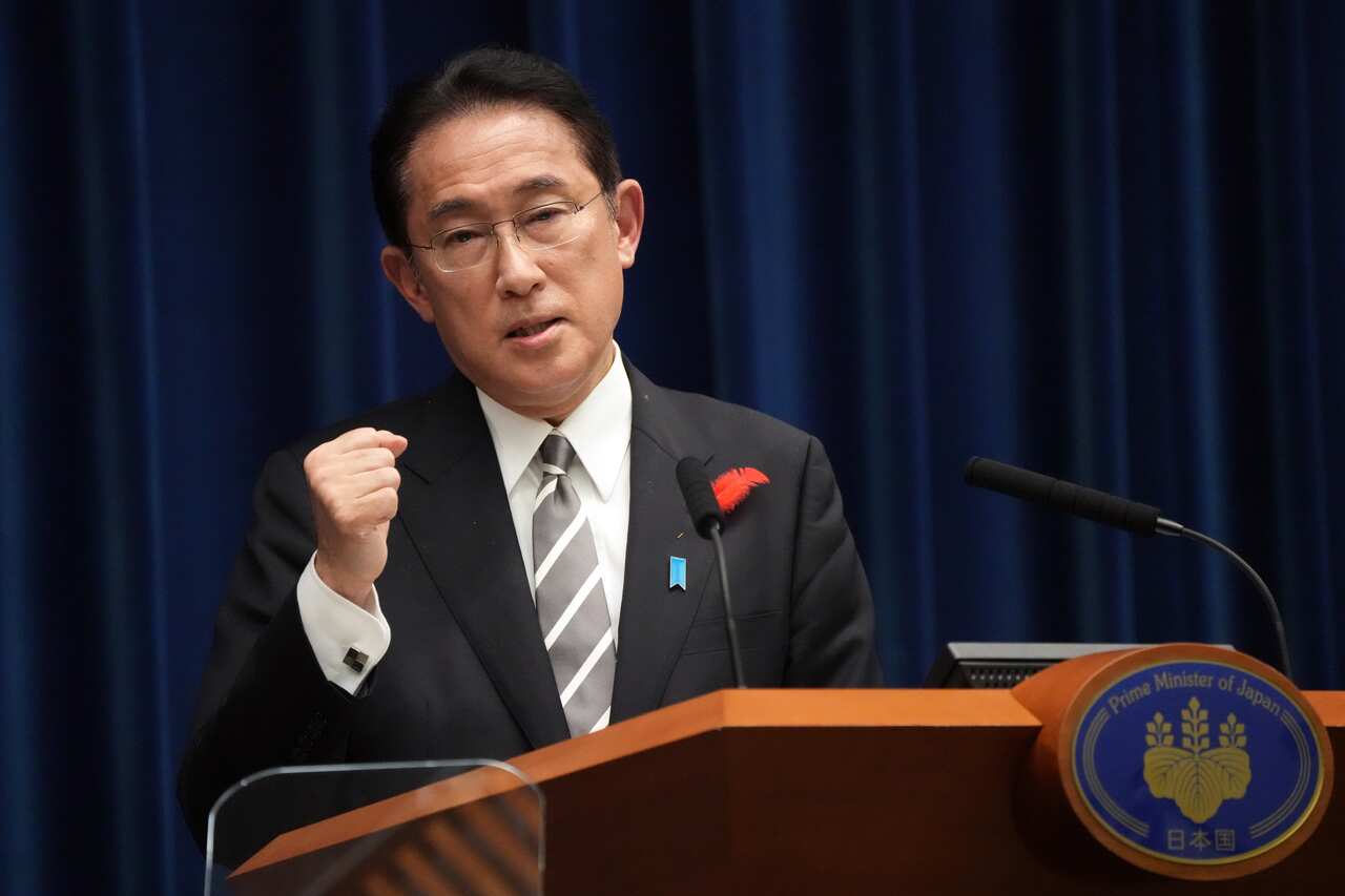 Japanese Prime Minister Fumio Kishida