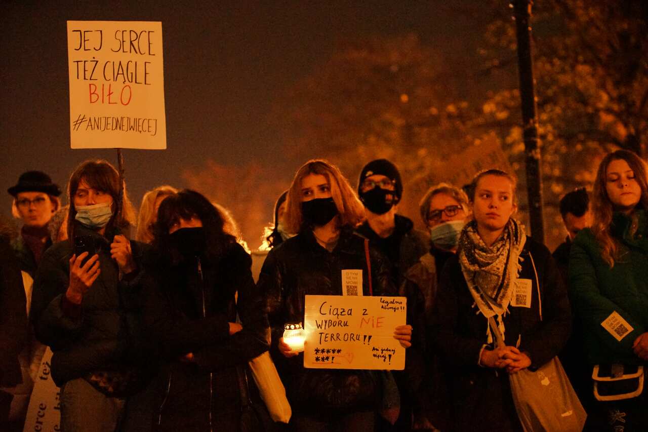 Protest Against Abortion Ban In Gdansk, Poland