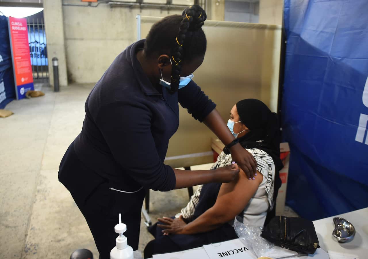 Vaccination centers in South Africa continue administering Covid-19 vaccines