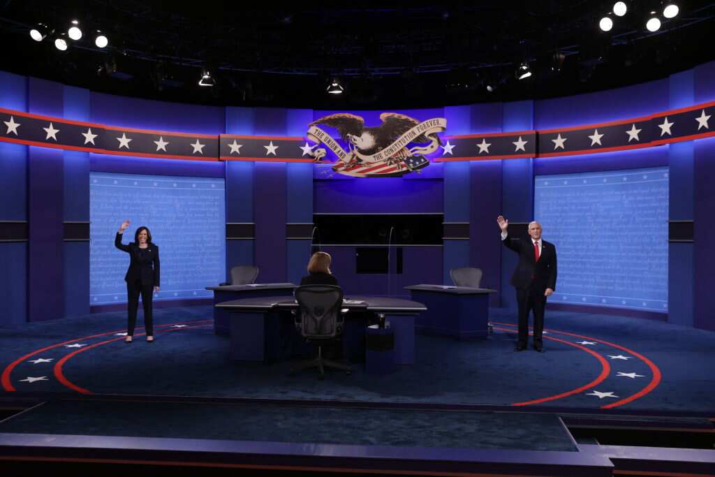 Each candidate is now on-stage.