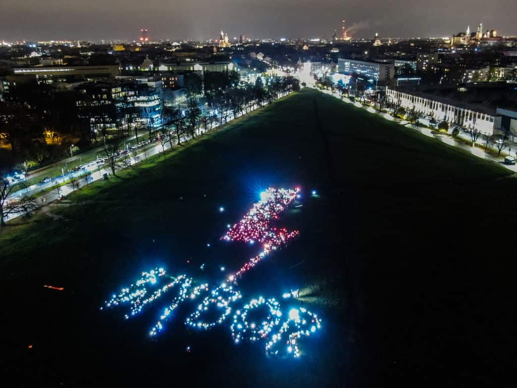 Pro Choice Protesters stage a Solidarity Action