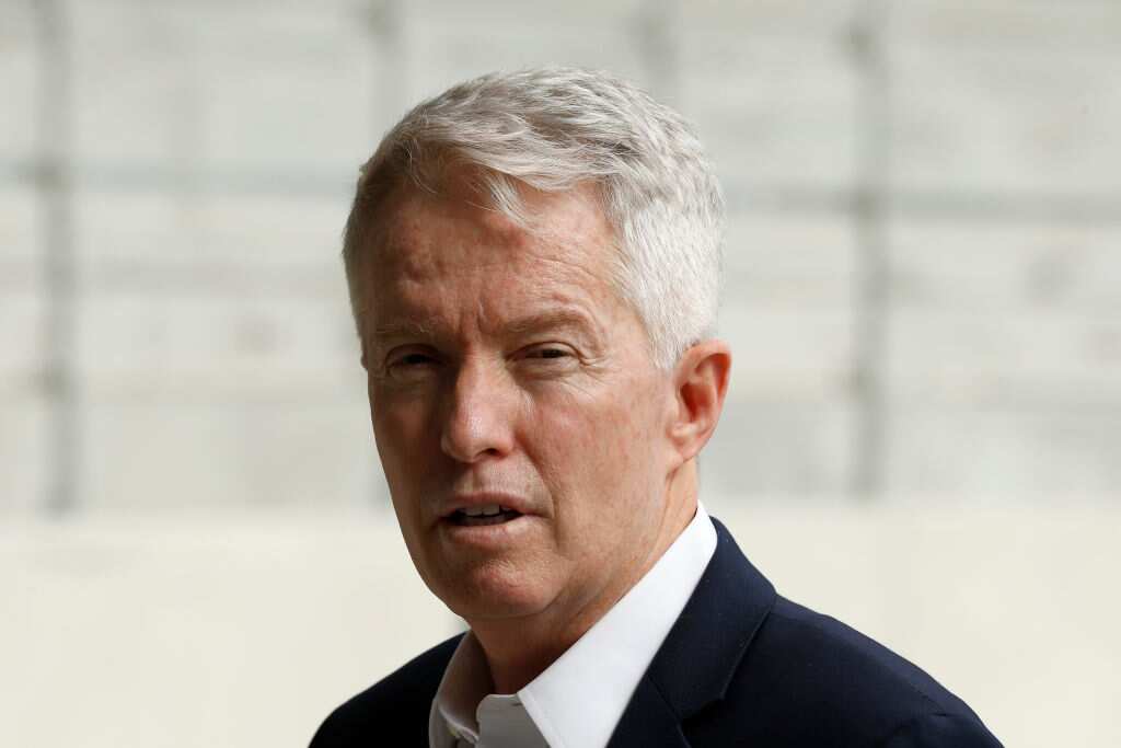 Craig Tiley, Chief Executive Officer & Australian Open Tournament Director speaks at a press conference on 30 January, 2021. 