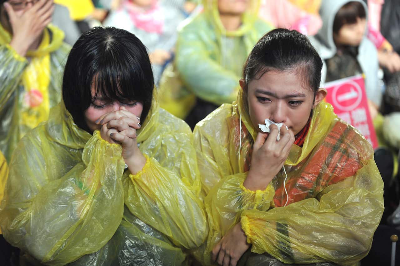 Emotional supporters of Tsai Ing-wen