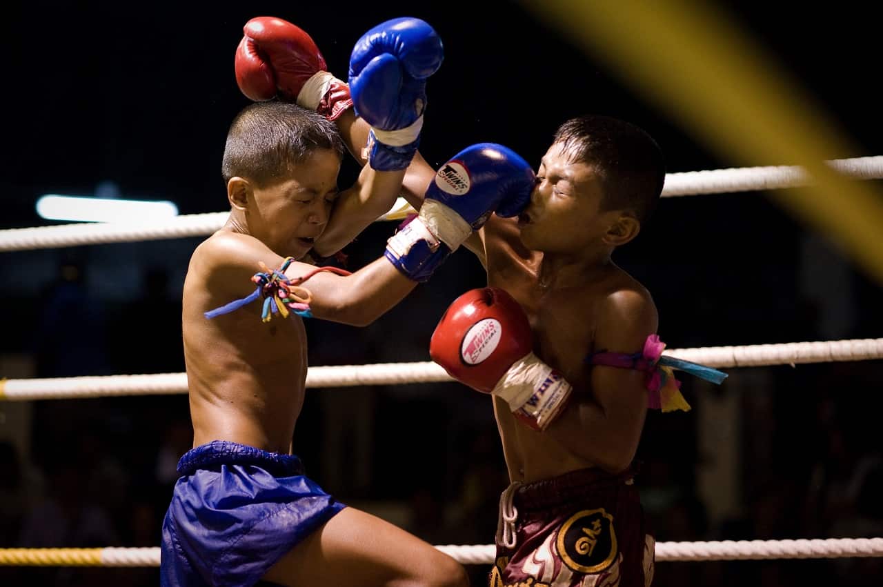 A fight in Buriram province.