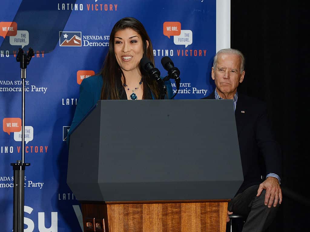 Lucy Flores said the kiss changed the way she saw Joe Biden.