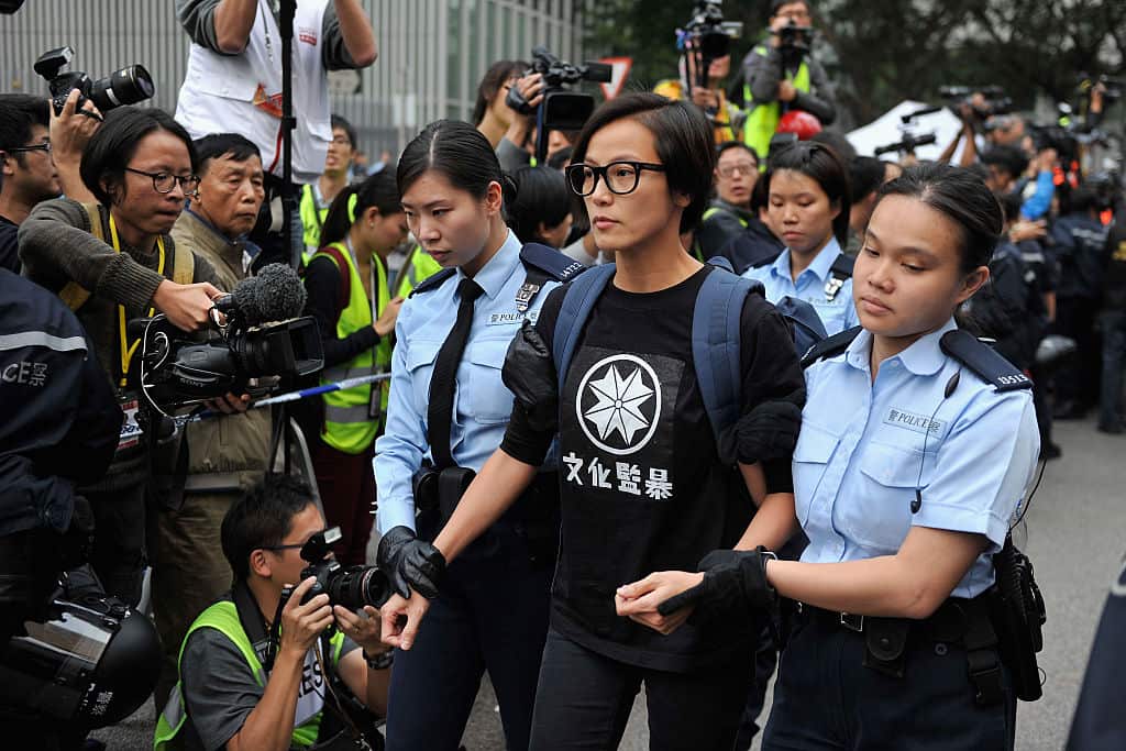 Denise Ho was arrested during the 2014 Umbrella Movement.
