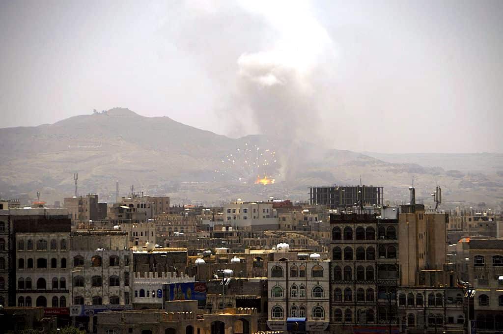 Saudi-led coalition 'Decisive Storm' operations in Yemen