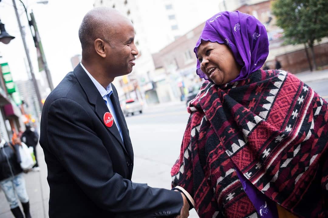 Ahmed Hussen back in Canada.