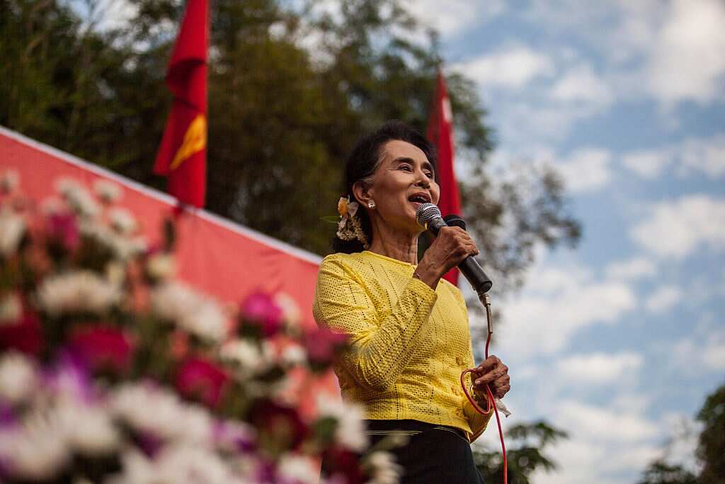 Aung Sun Suu Kyi, leader of Myanmar's National League for Democracy Party, is expected to retain power. 
