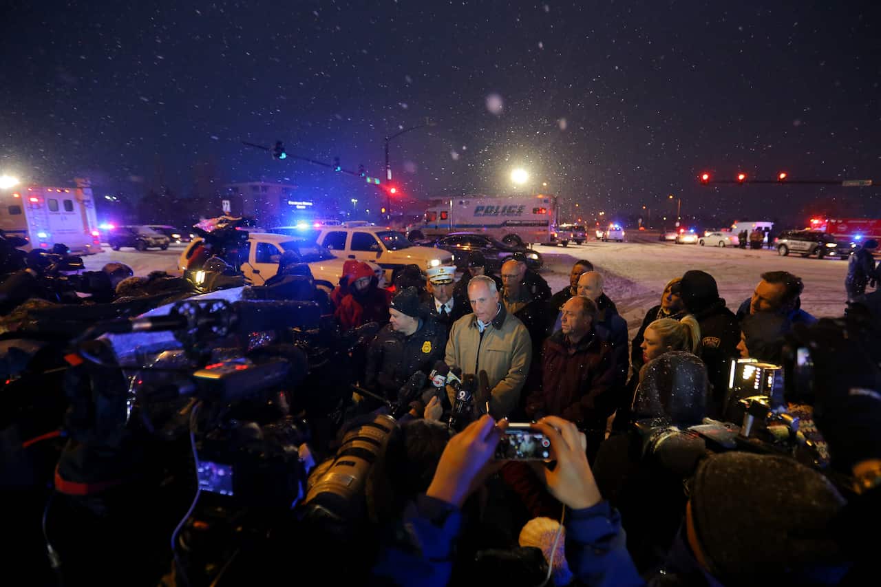 Colorado Springs police chief Peter Carey addresses the media during an active shooter situation at a Planned Parenthood.