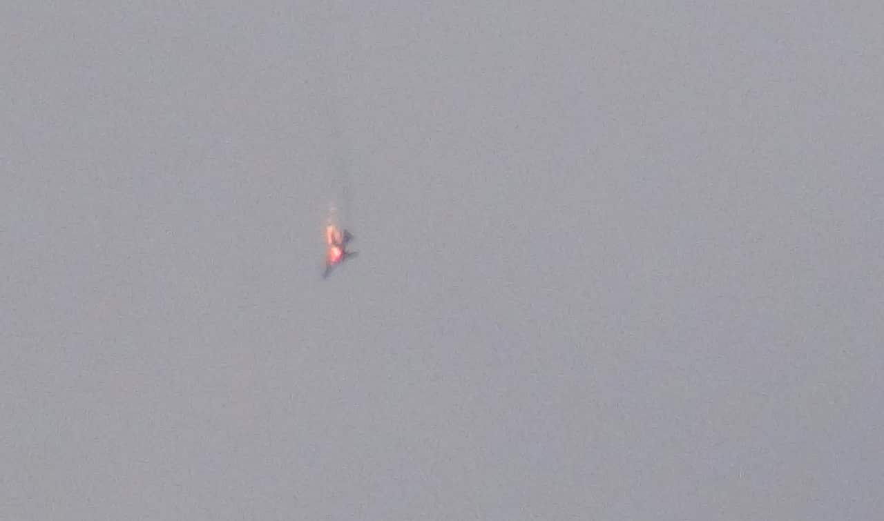 A plane belonging to Assad regime crash 