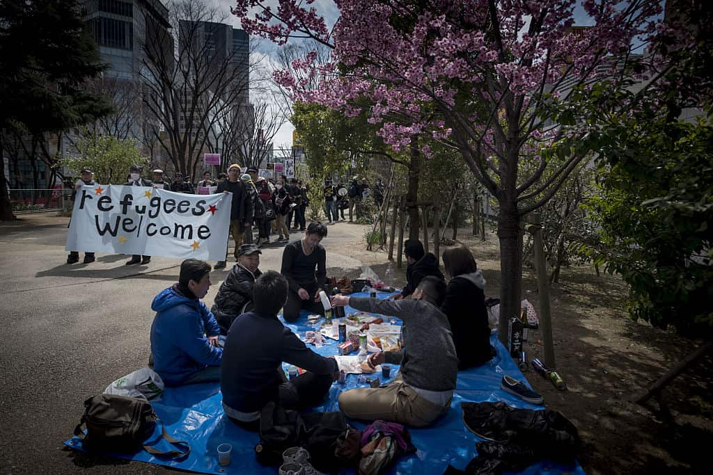 Welcome Refugees Demo in Japan