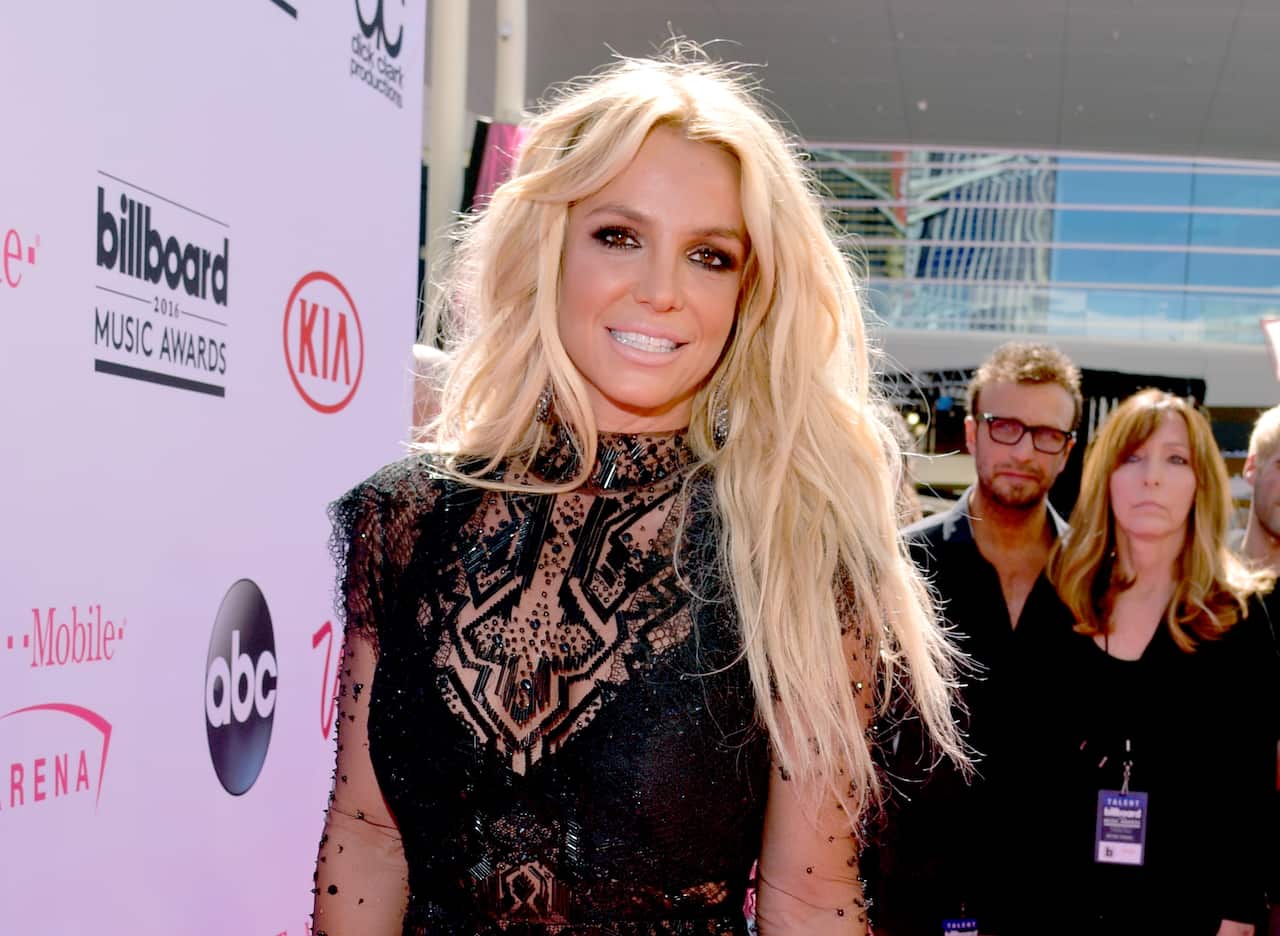 Britney Spears attends the Billboard Music Awards at T-Mobile Arena in May 2016 in Las Vegas, Nevada.  