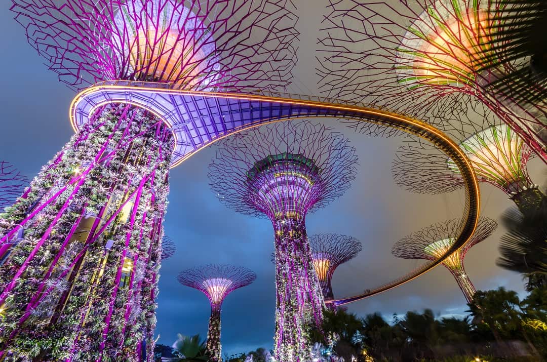 Gardens by the Bay in Singapore. 