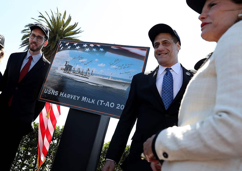 Stuart Milk at the US Navy Ship Naming Honours.