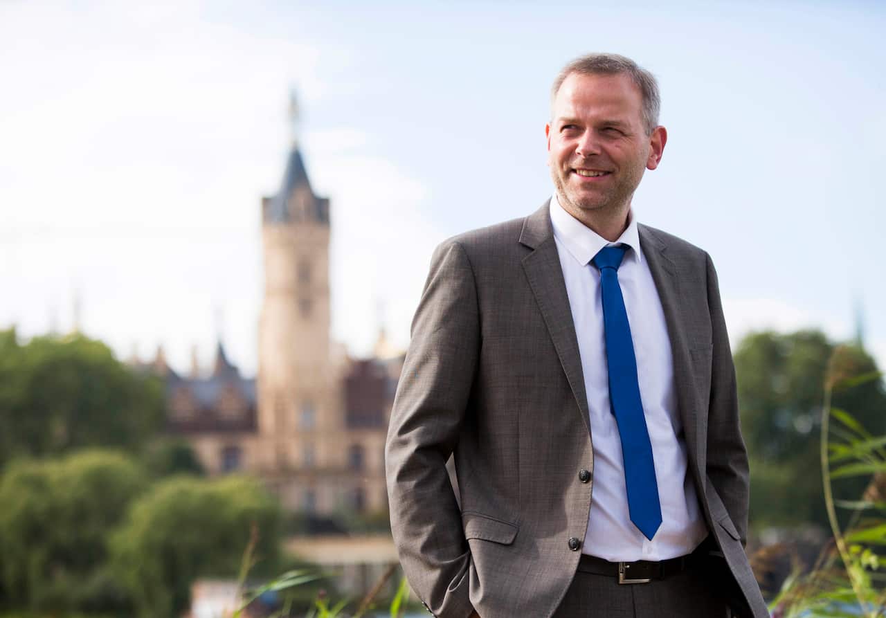 Leif-Erik Holm of Germany's right-wing populist AfD party