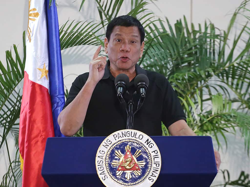 Philippines President Rodrigo Duterte has previously lashed out at critical media outfits.