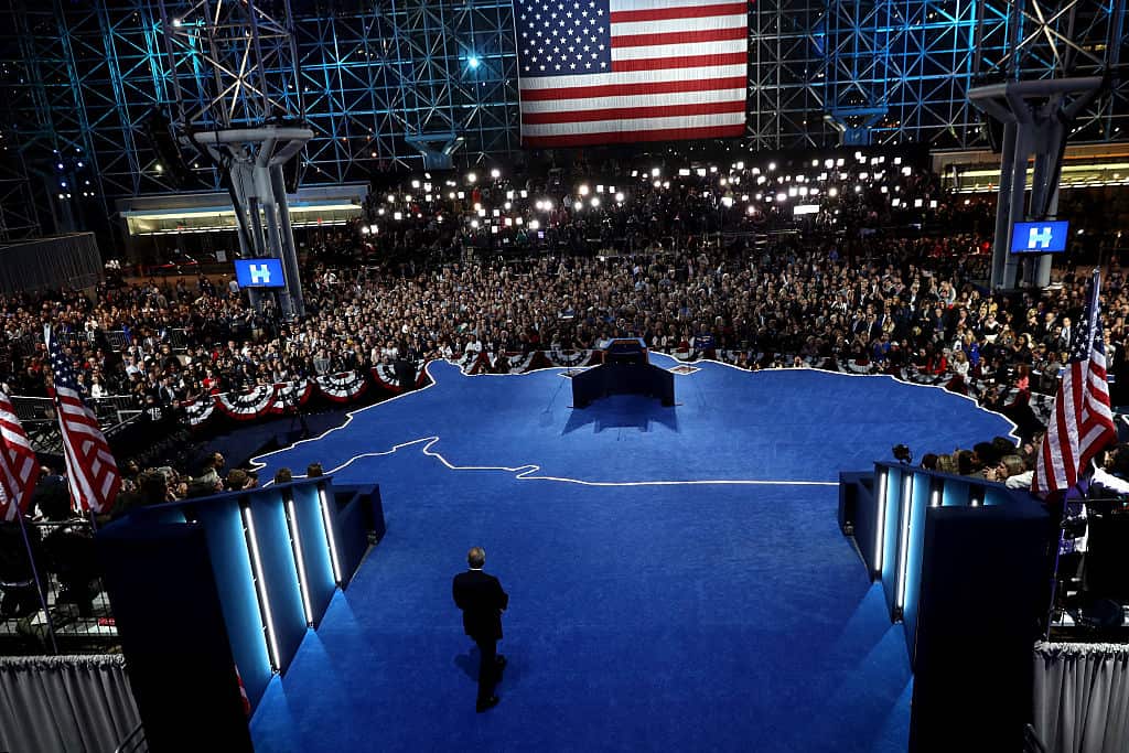 The stage was set for a Clinton victory
