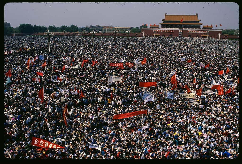 Student Protesters in Tiananmen Square
