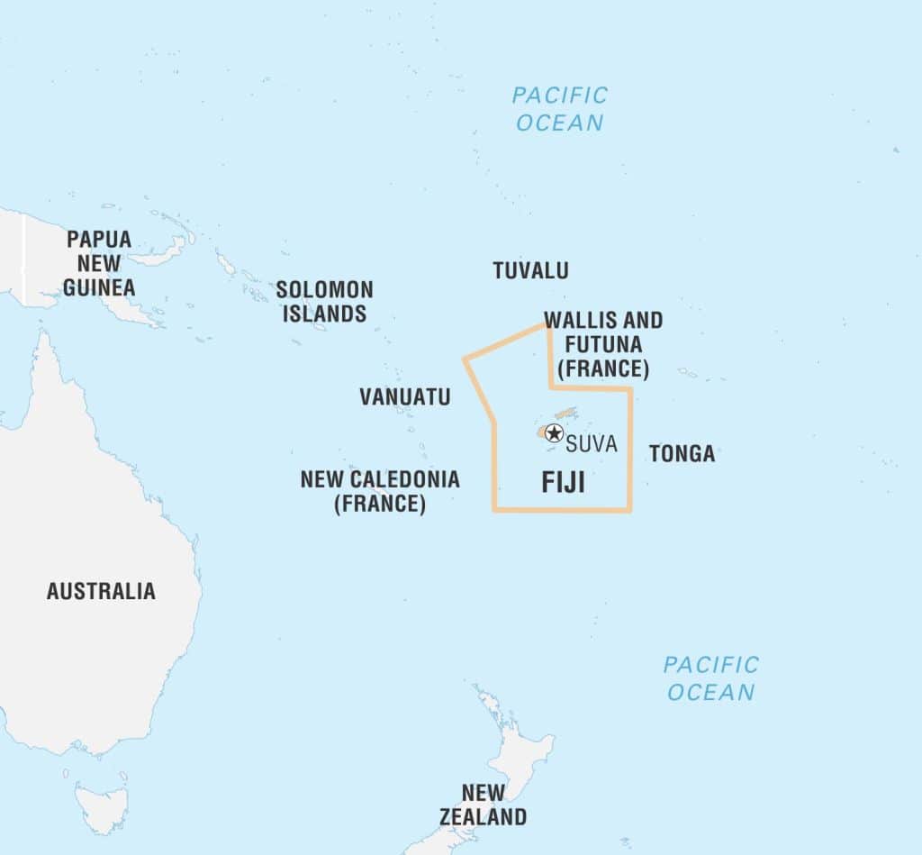 Fiji map