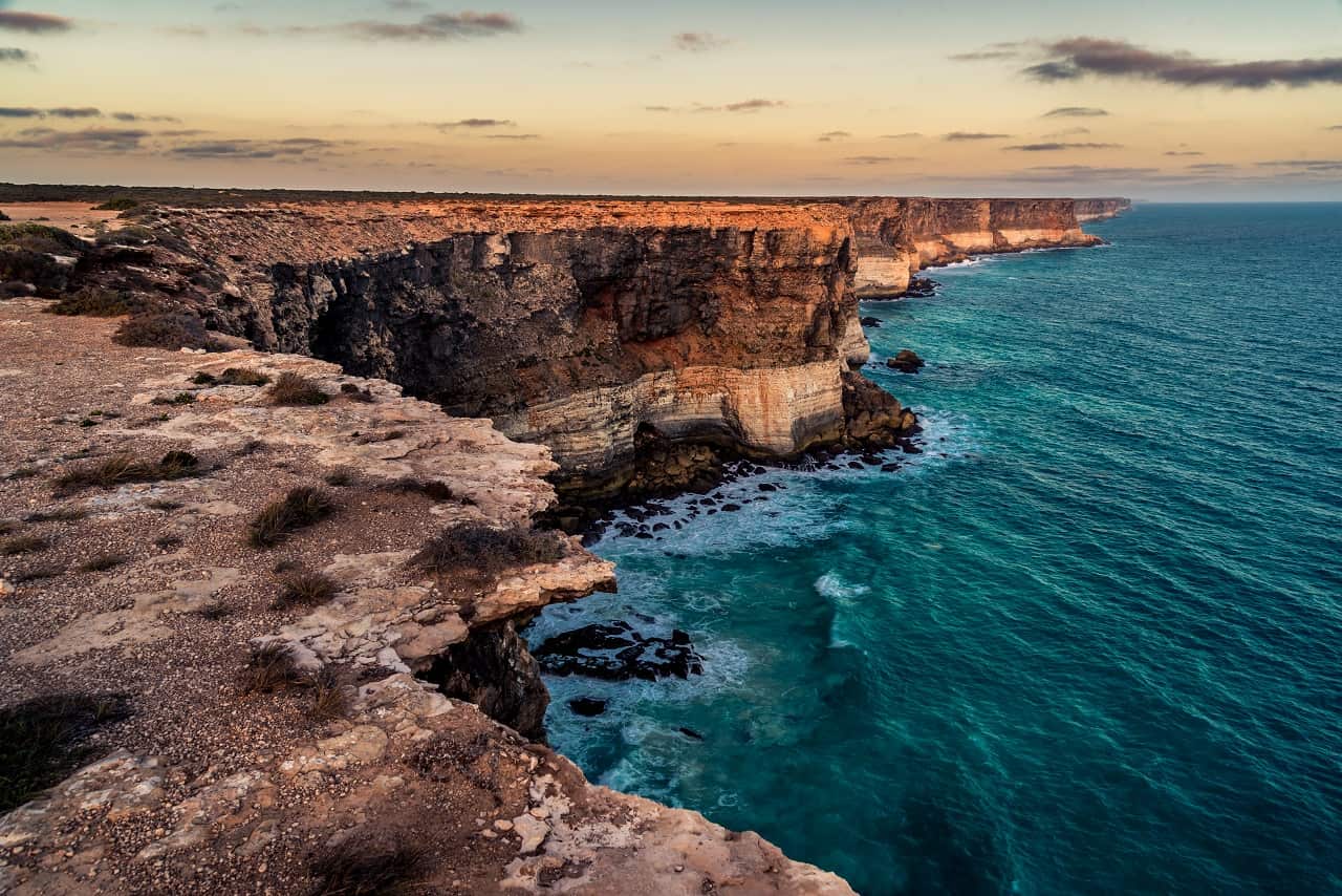 The Bunda Cliffs in South Australia.