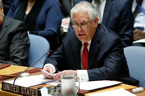 United States Secretary of State, Rex Tillerson