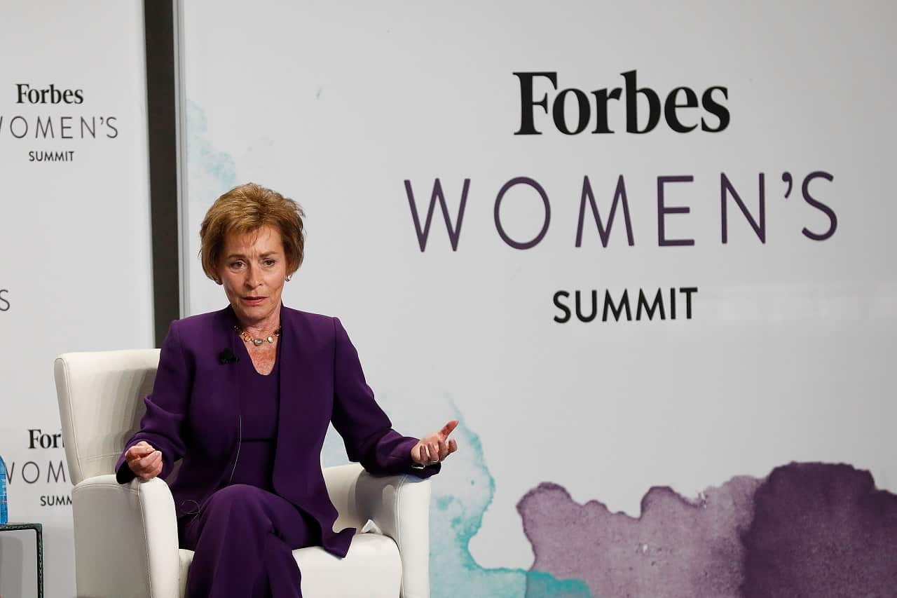 Judge Judy at the 2017 Forbes Women's Summit.