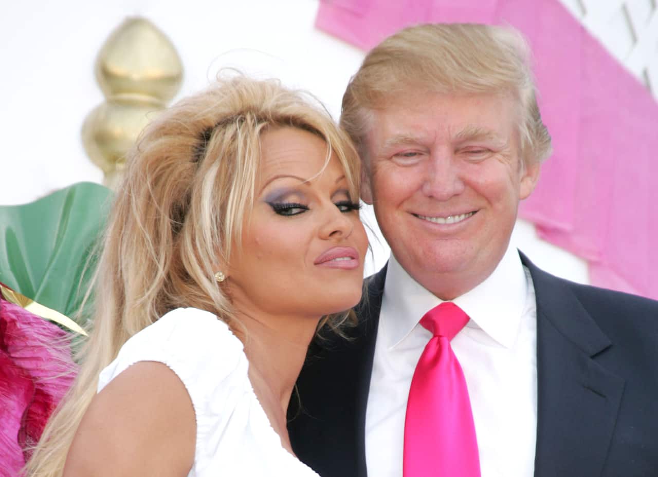 US actress Pamela Anderson was reportedly among the list of "beautiful, voluptuous, brilliant" climate activists slated to meet with Donald Trump.
